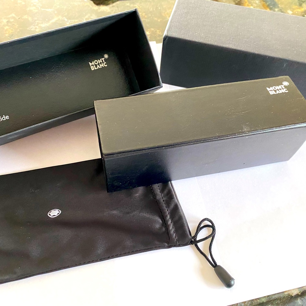 New Authentic Montblanc eyeglass /sunglass case